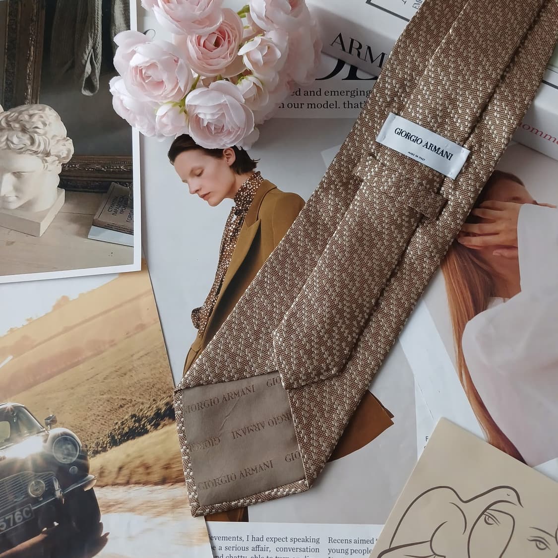 조르지오 아르마니 실크 자카드 넥타이 9.4cm A+등급 A19518

 상품이미지6