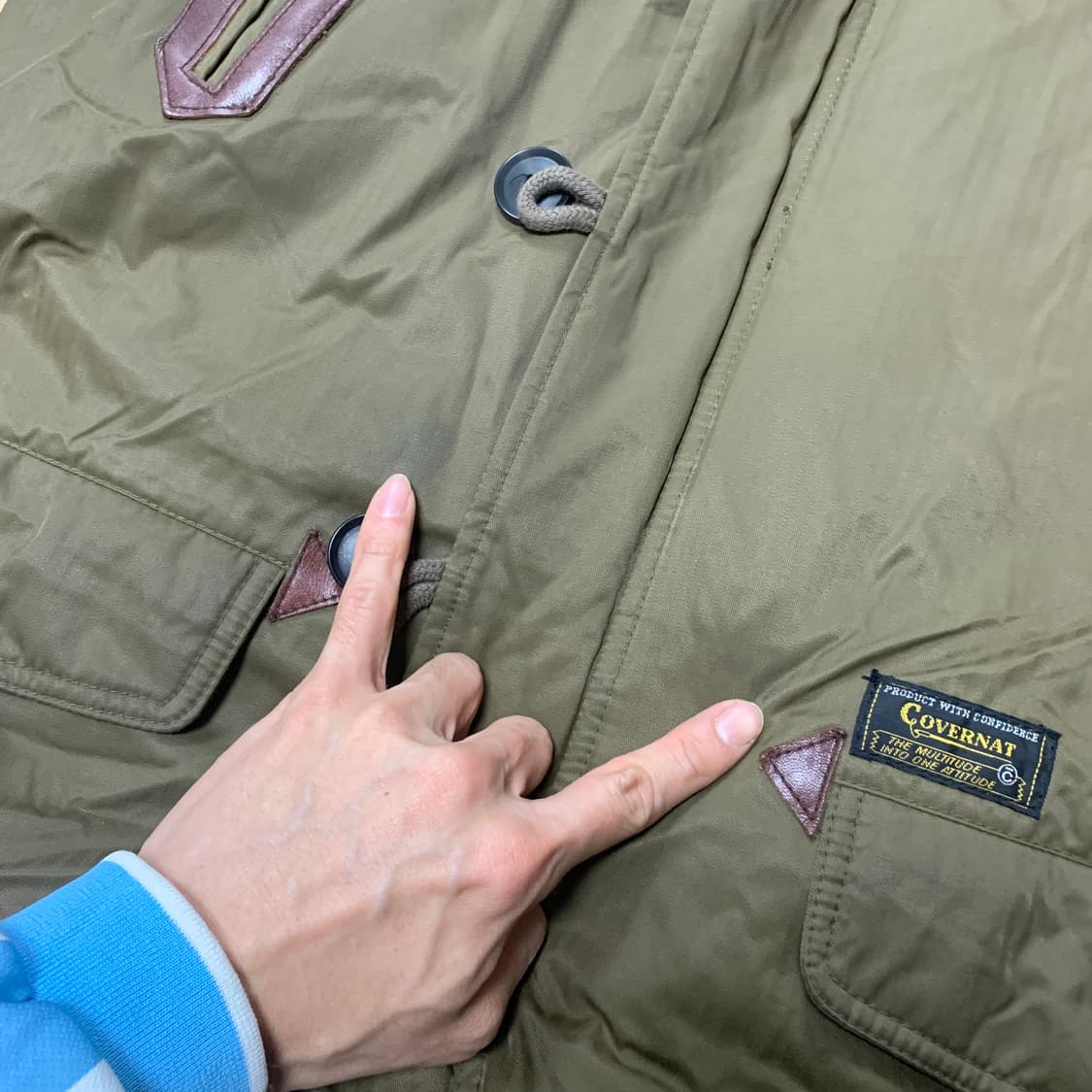1-95)Covernat 커버낫 초기 n3b 덕다운 파카 상품이미지7