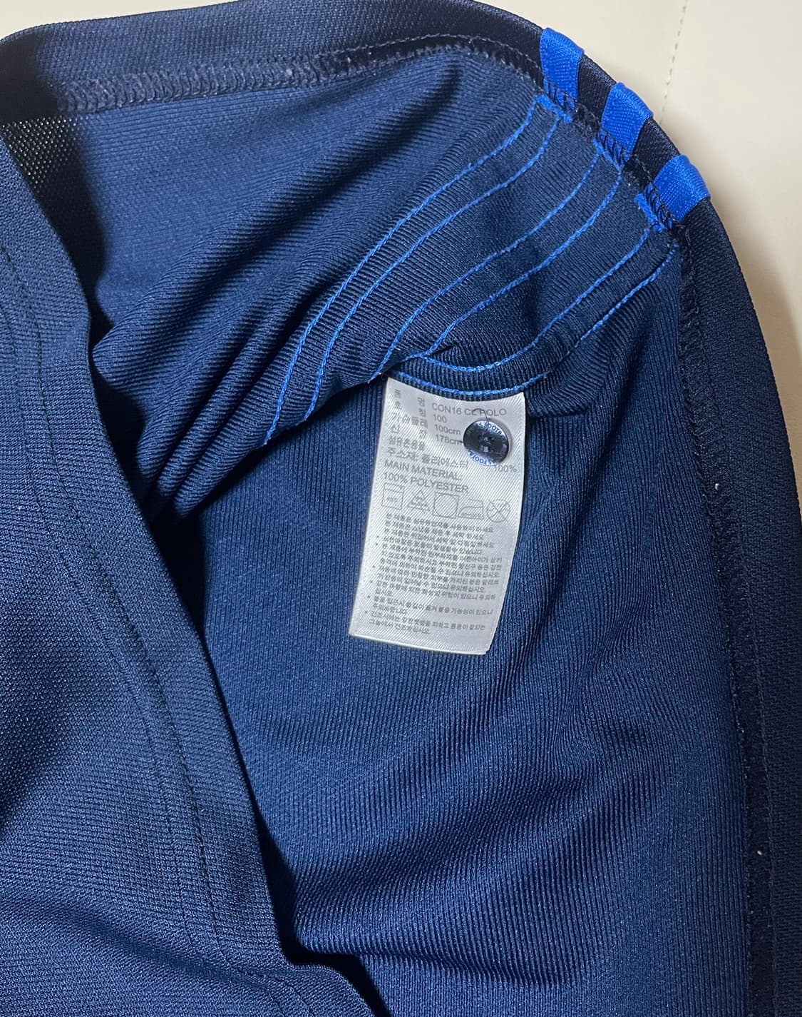 아디다스 수원삼성 블루윙즈 폴로 카라티 100 상품이미지4