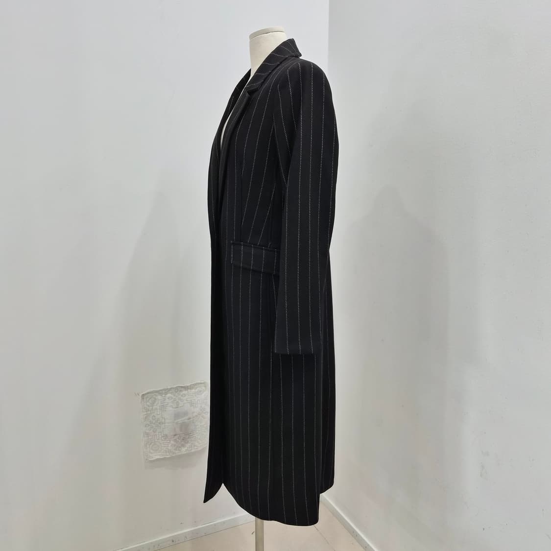 BANANA REPUBLIC 여성 스트라이프 롱 코트 상품이미지2