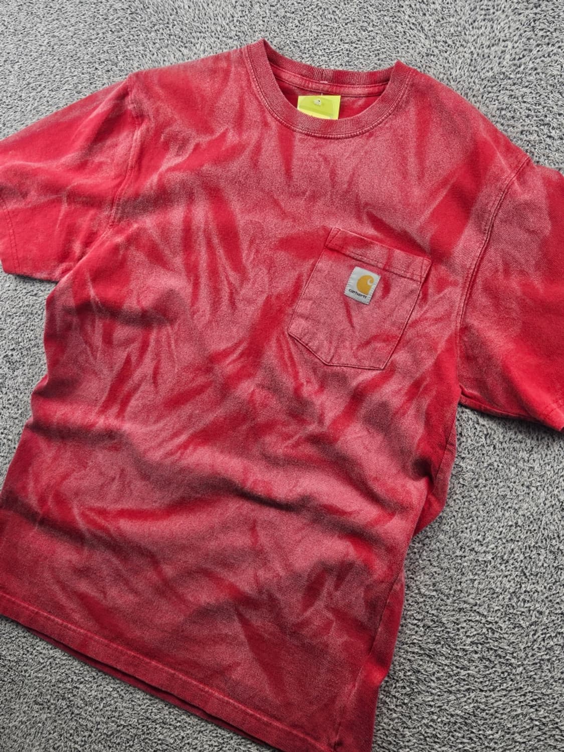 칼하트 다잉 커스텀 워크 포켓 반팔 티셔츠 ( S ) / 11521 상품이미지4