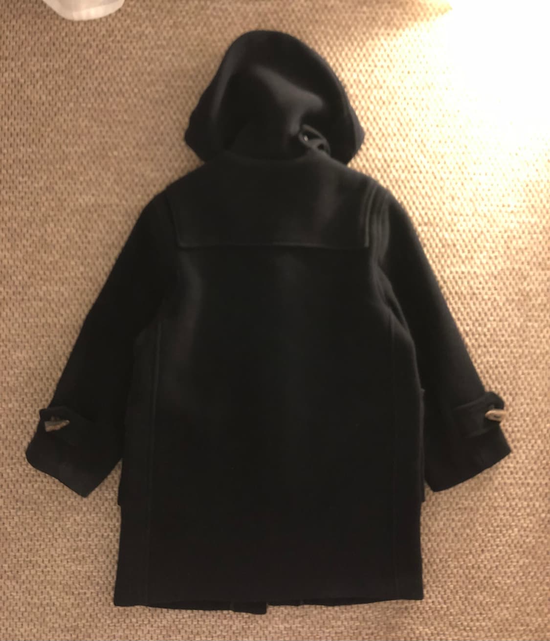 Burberry kids 네이비 더플코트 상품이미지2
