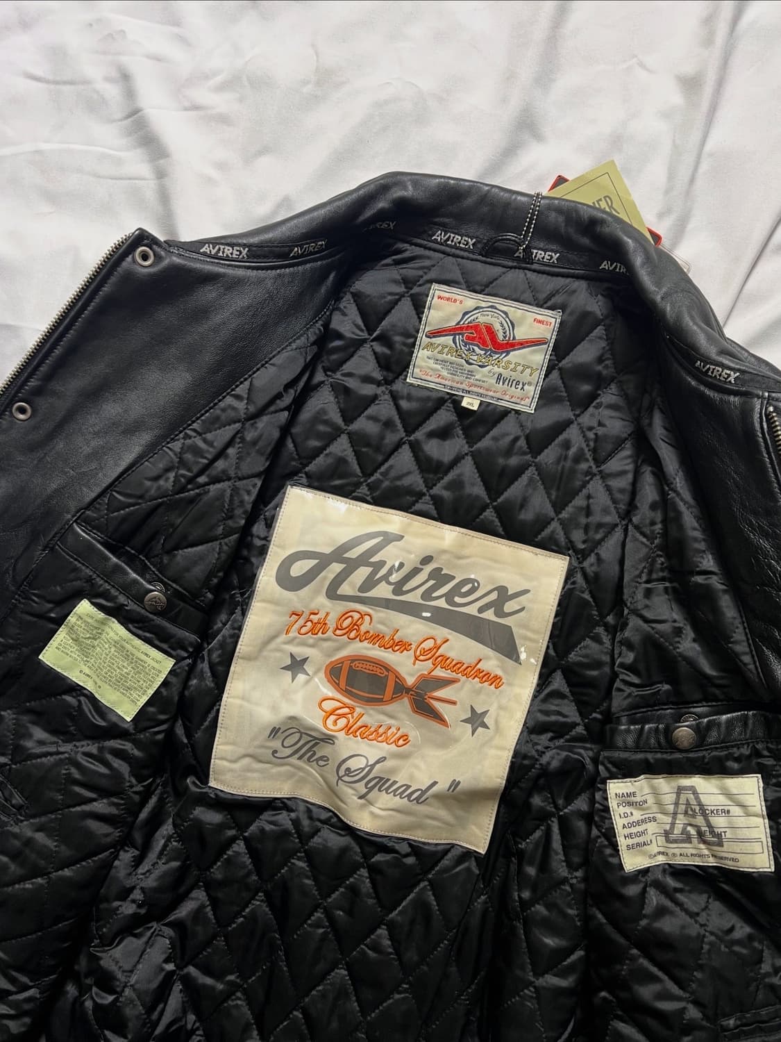 아비렉스 75주년 가죽자켓 상품이미지3