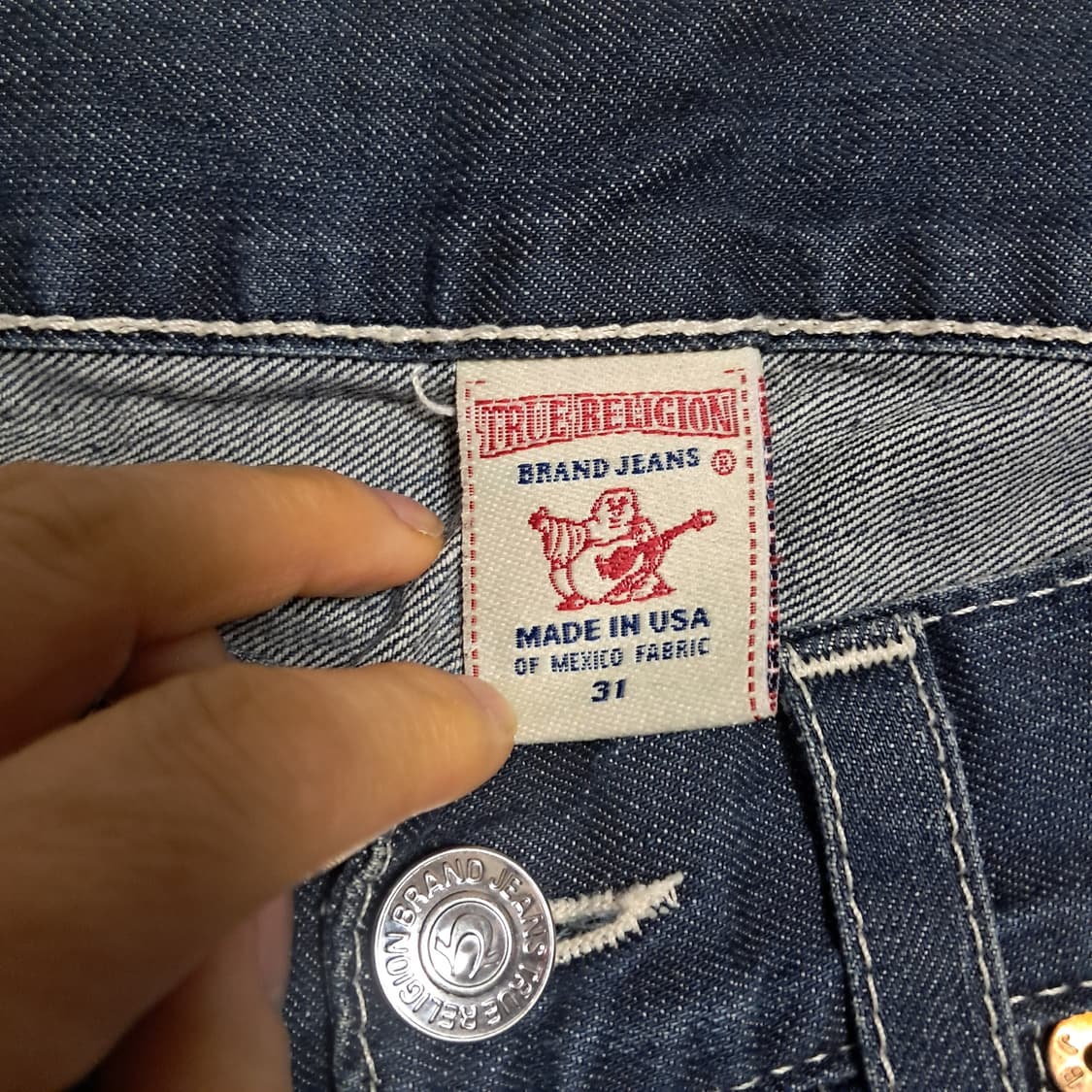 트루릴리젼 스트레이트 남성 청바지 31사이즈 상품이미지4