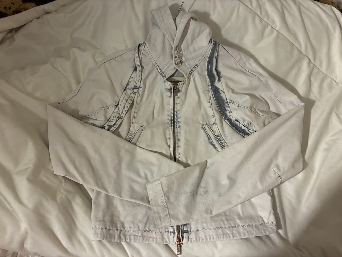 미스치프컷오프후드집업 s 상품이미지3