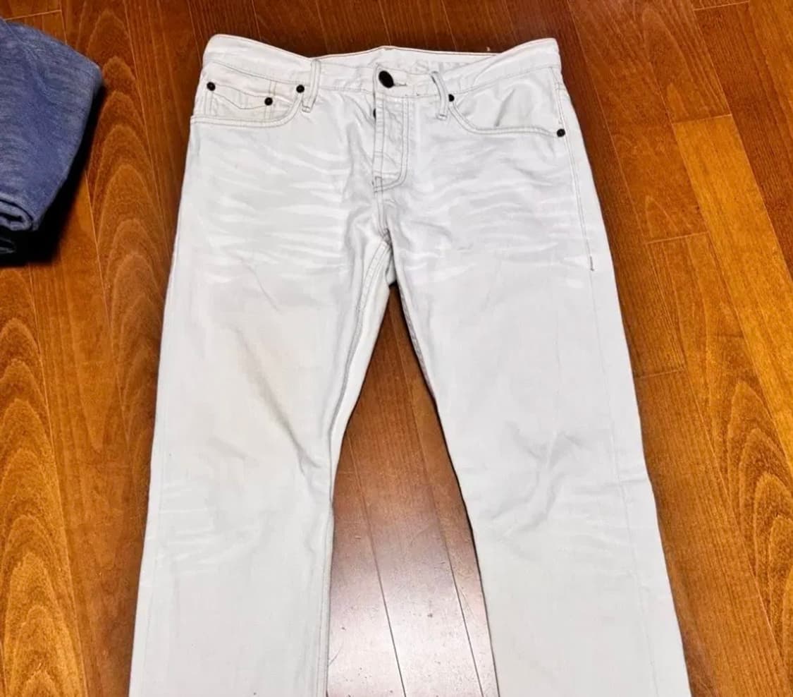 00s 버버리 스테드맨 진 화이트 30 상품이미지1