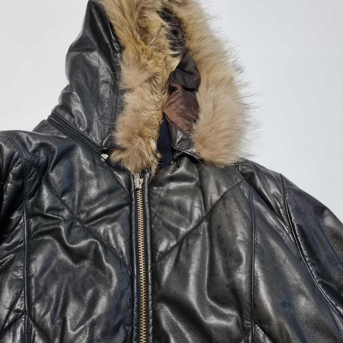 1990s 톰보이 N2B 레더자켓  상품이미지4