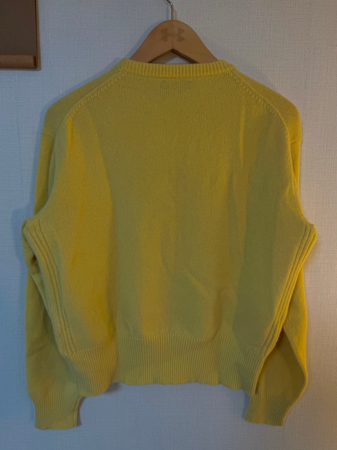 [M]폴로 랄프로렌 포니로고 캐시미어 니트 옐로우 상품이미지2