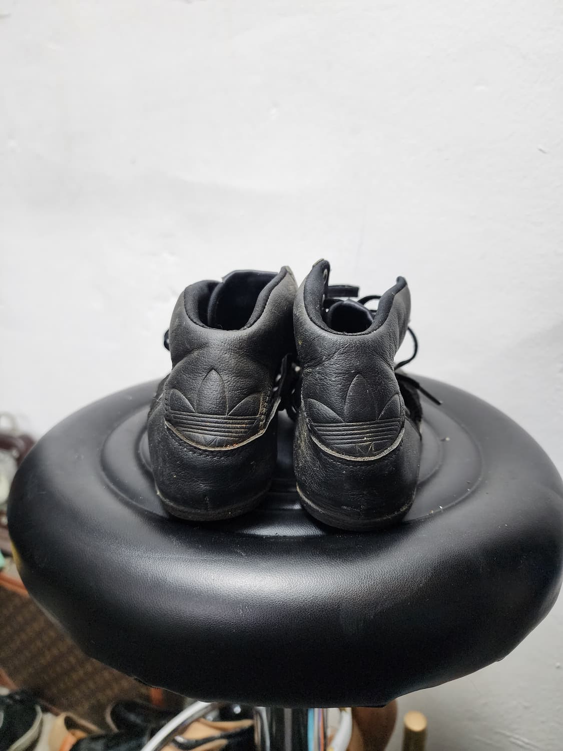 아디다스 빈티지 블랙 하이탑 샌들 상품이미지4