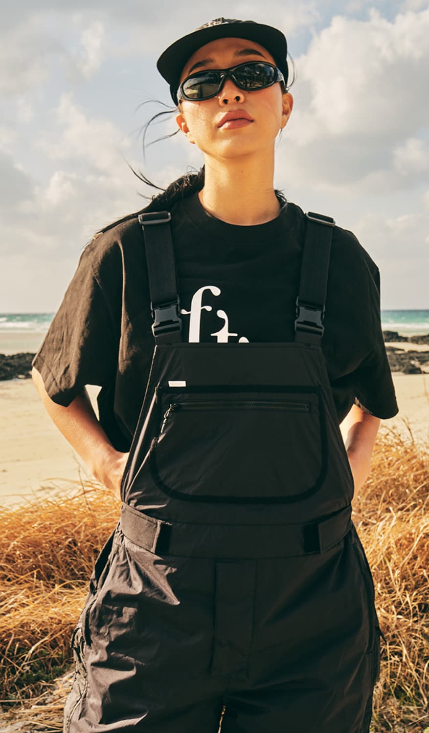 패치선데이 fetch sunday PERTEX 오버롤 블랙 상품이미지3