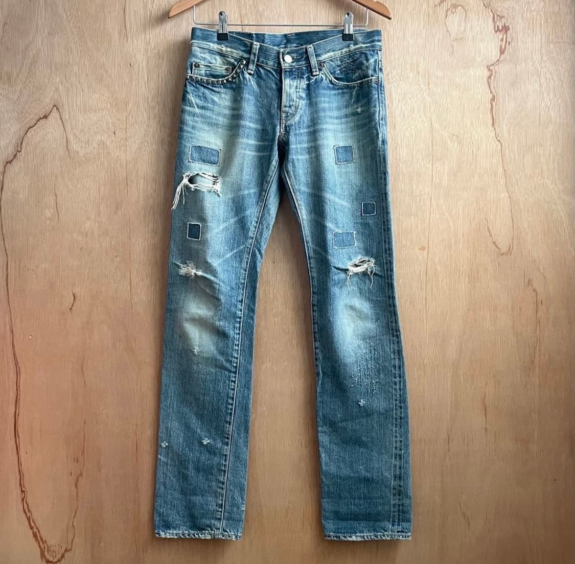 히스테릭 글래머 패치워크 데님 팬츠 상품이미지2