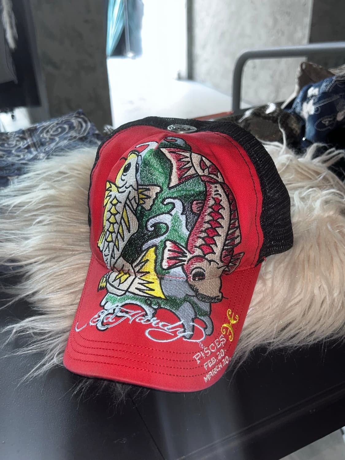 Ed Hardy 메쉬볼캡 상품이미지1