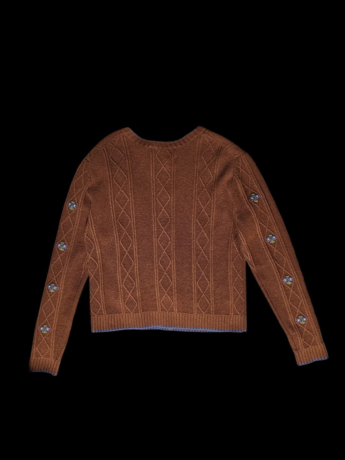 앤유 AND YOU 라일락 플로럴 여성니트가디건 F/27만 상품이미지8