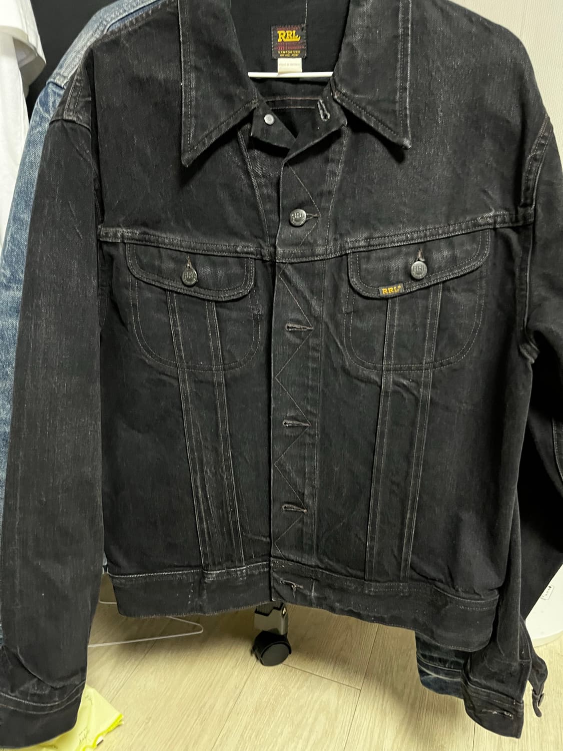 더블알엘 데님 트러커 재킷 상품이미지1