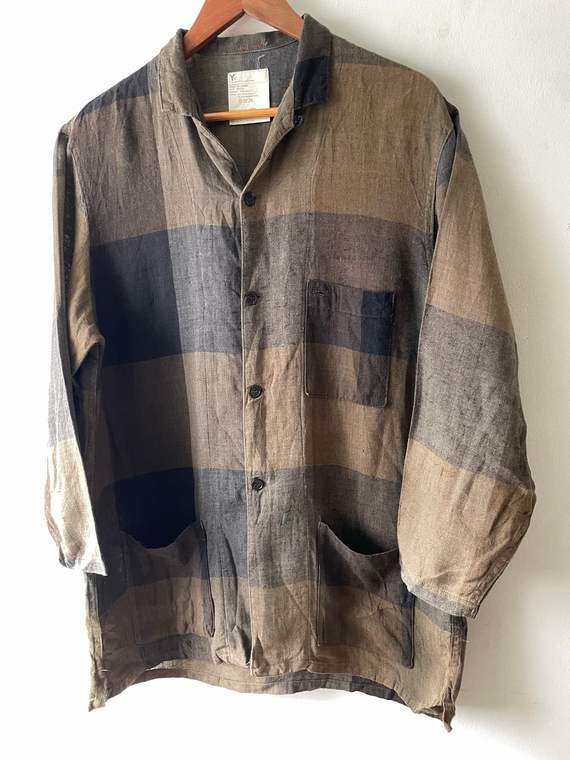 JPN Vintage Yohji Yamamoto Ramie Jacket 상품이미지4