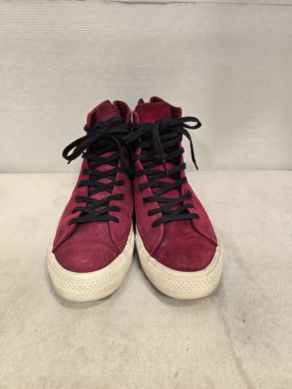 컨버스 백지퍼 하이탑 스웨이드 버건디 260 상품이미지2