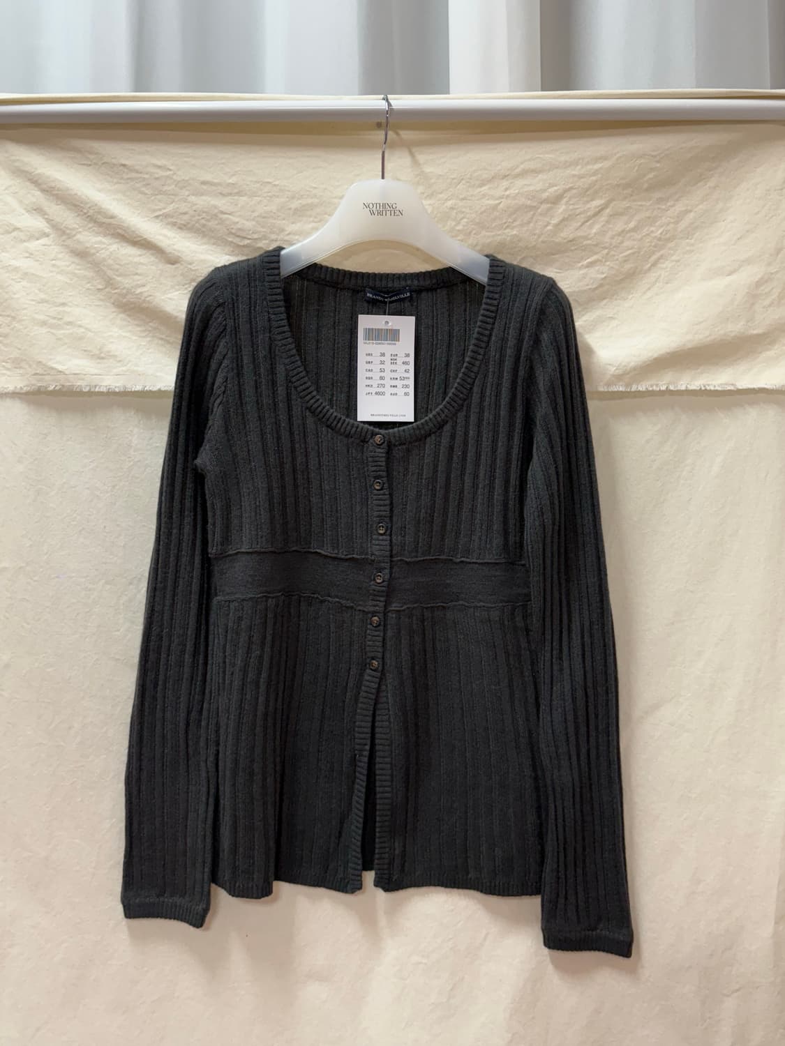 브랜디멜빌 가디건(charcoal) 상품이미지1