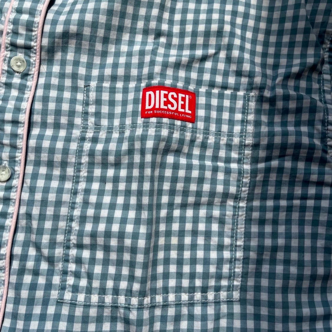Diesel vintage checkered shirt 상품이미지6
