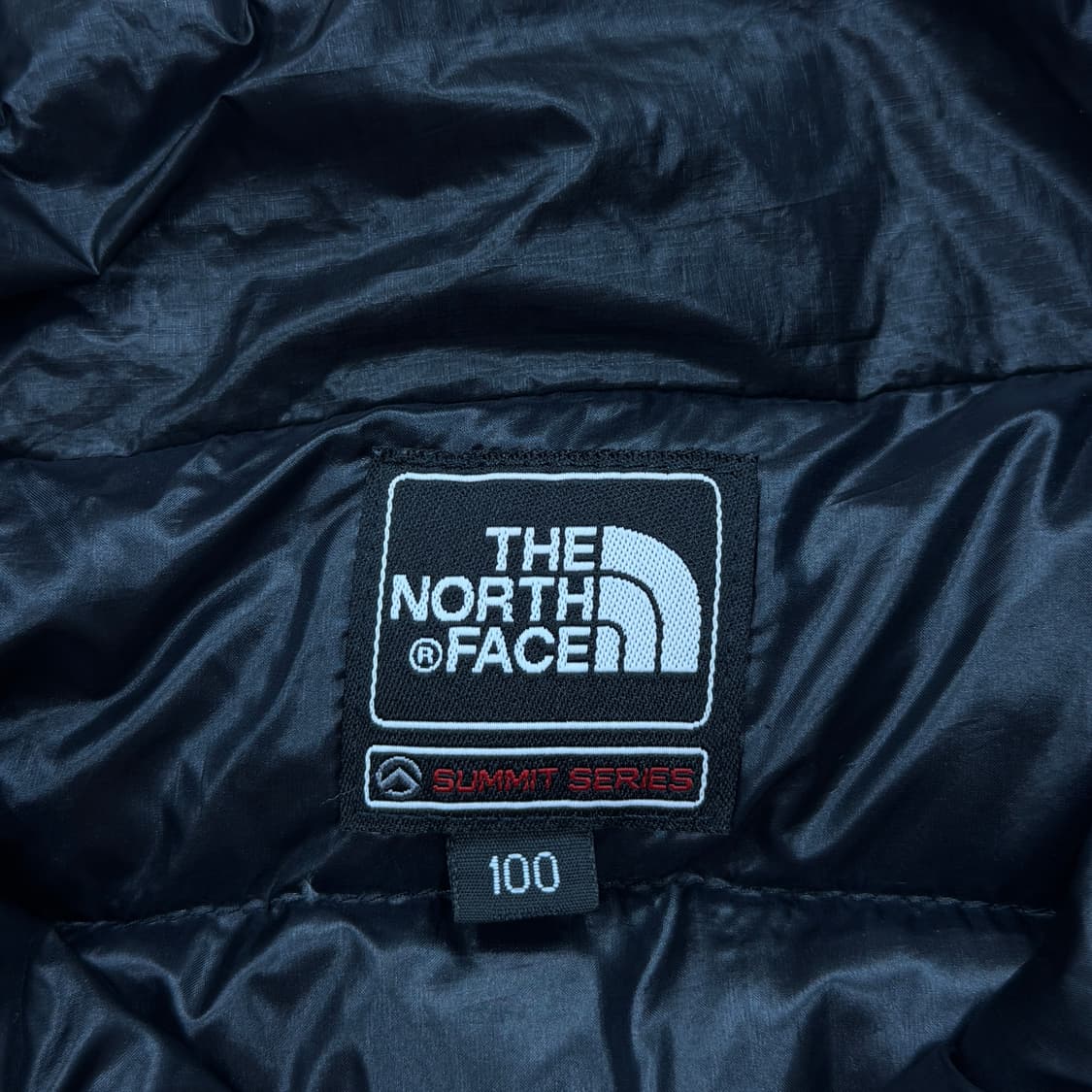 노스페이스 빈티지 옵티멈 써밋 퍼텍스 800 나일론 경량패딩 블랙 L 상품이미지3