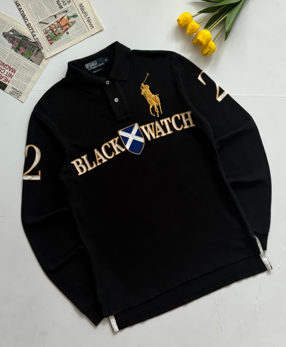 Polo 폴로랄프로렌 치프키프 블랙와치 카라티  상품이미지1