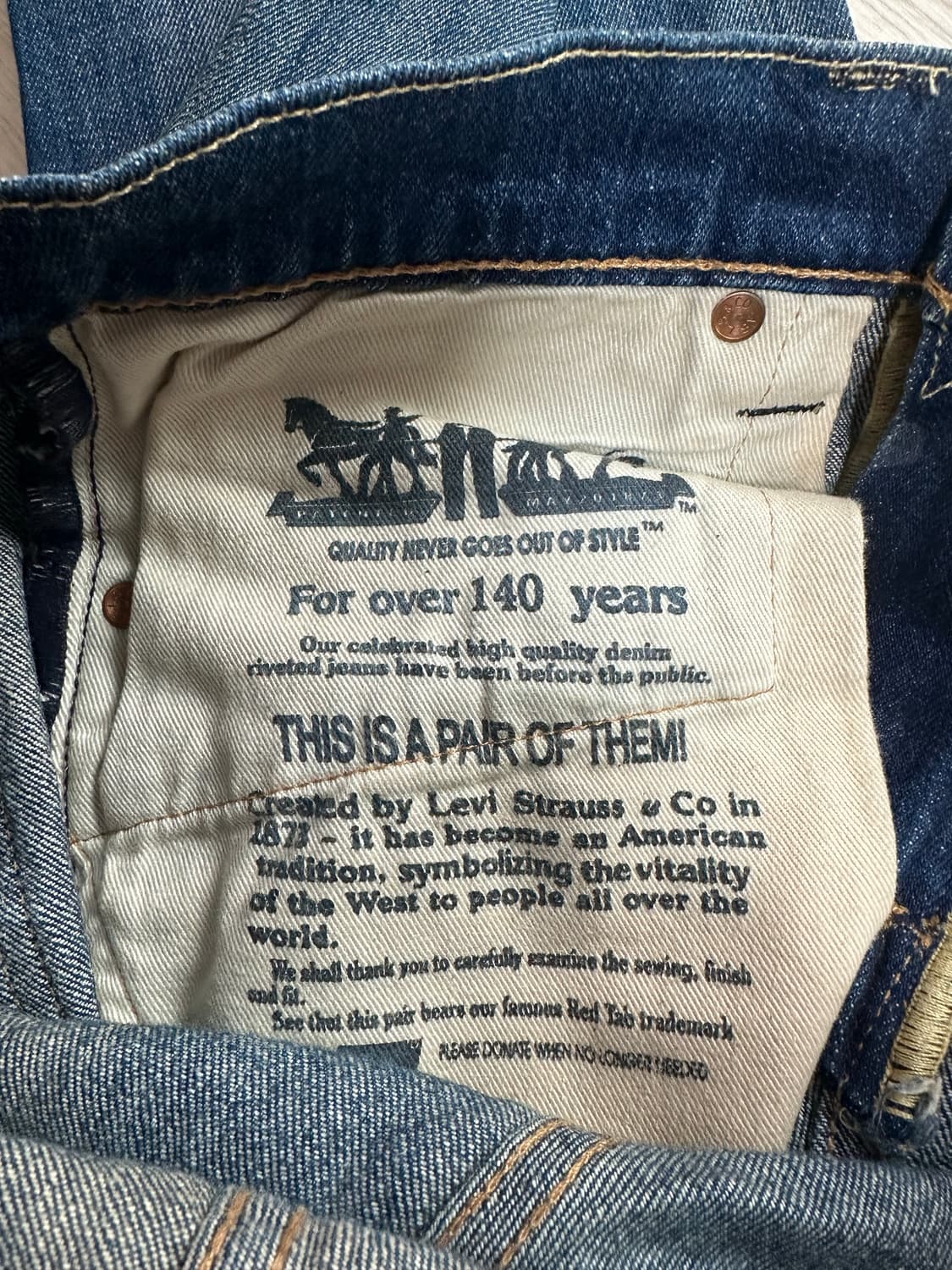 Levi's 30/32 데님 청바지 상품이미지4