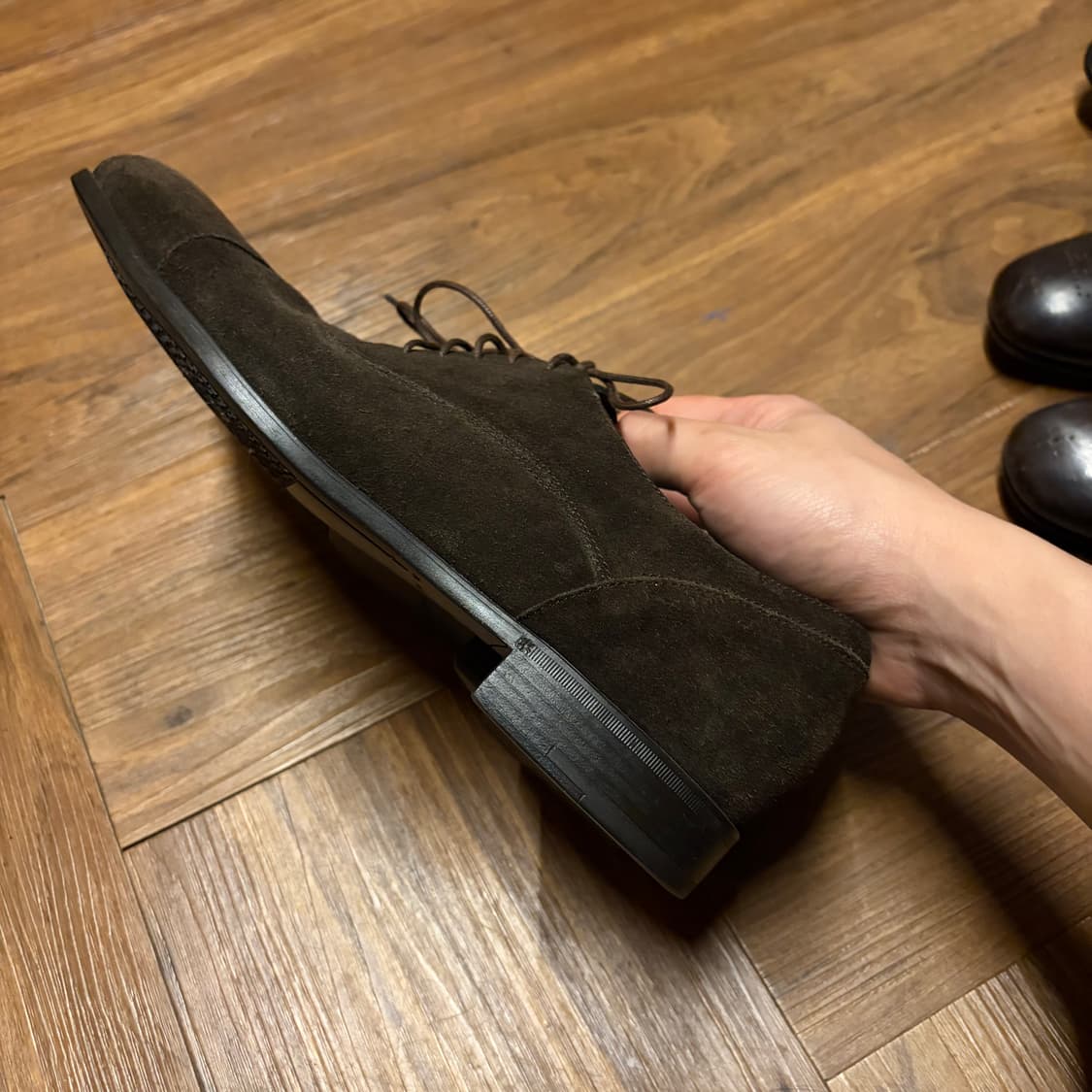 ERMENEGILDO ZEGNA SUEDE CAP TOE OXFORD 상품이미지5