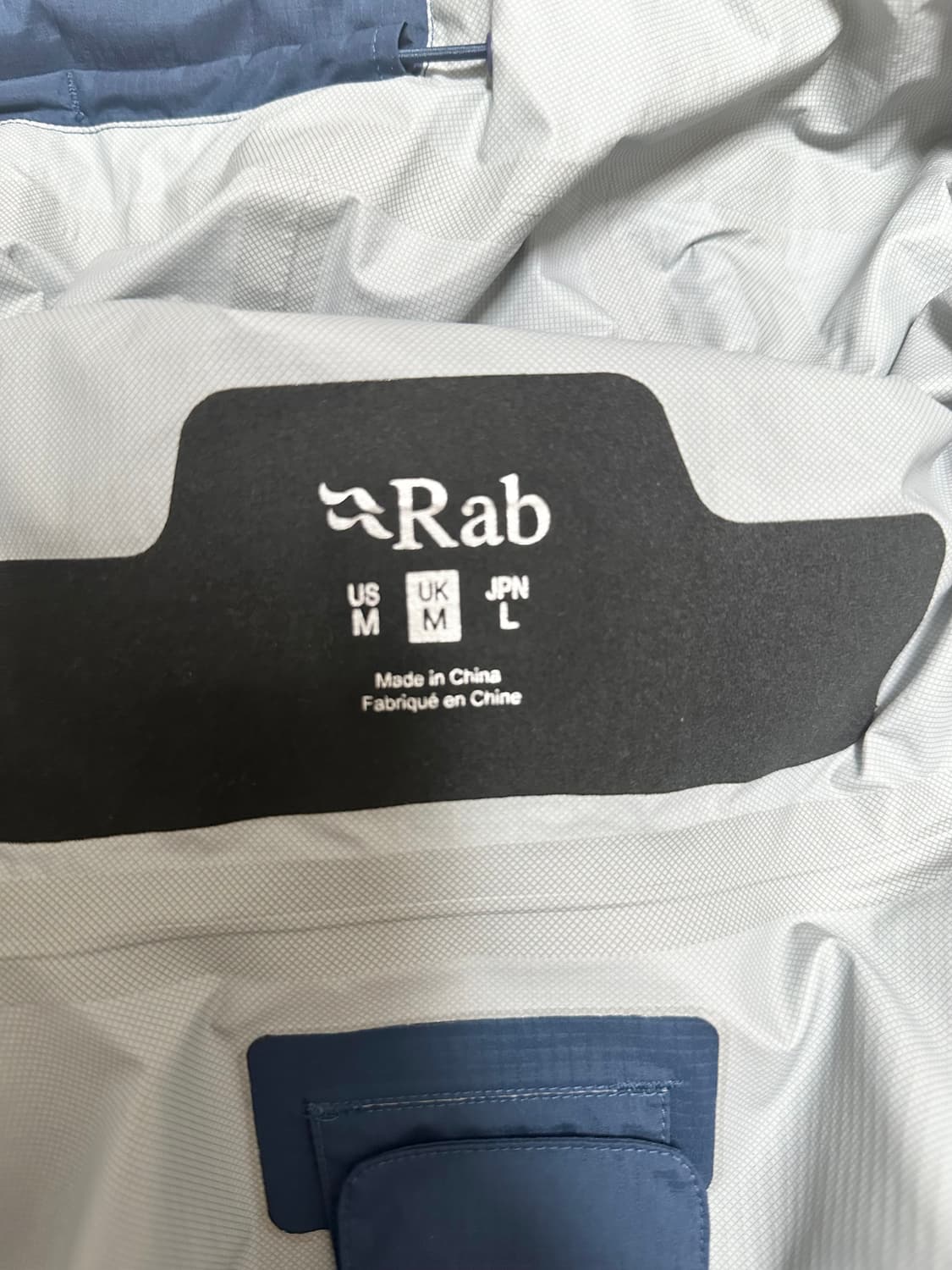 Rab 다운포어 플러스 2.0 자켓 템페스트 블루 / M사이즈 상품이미지6