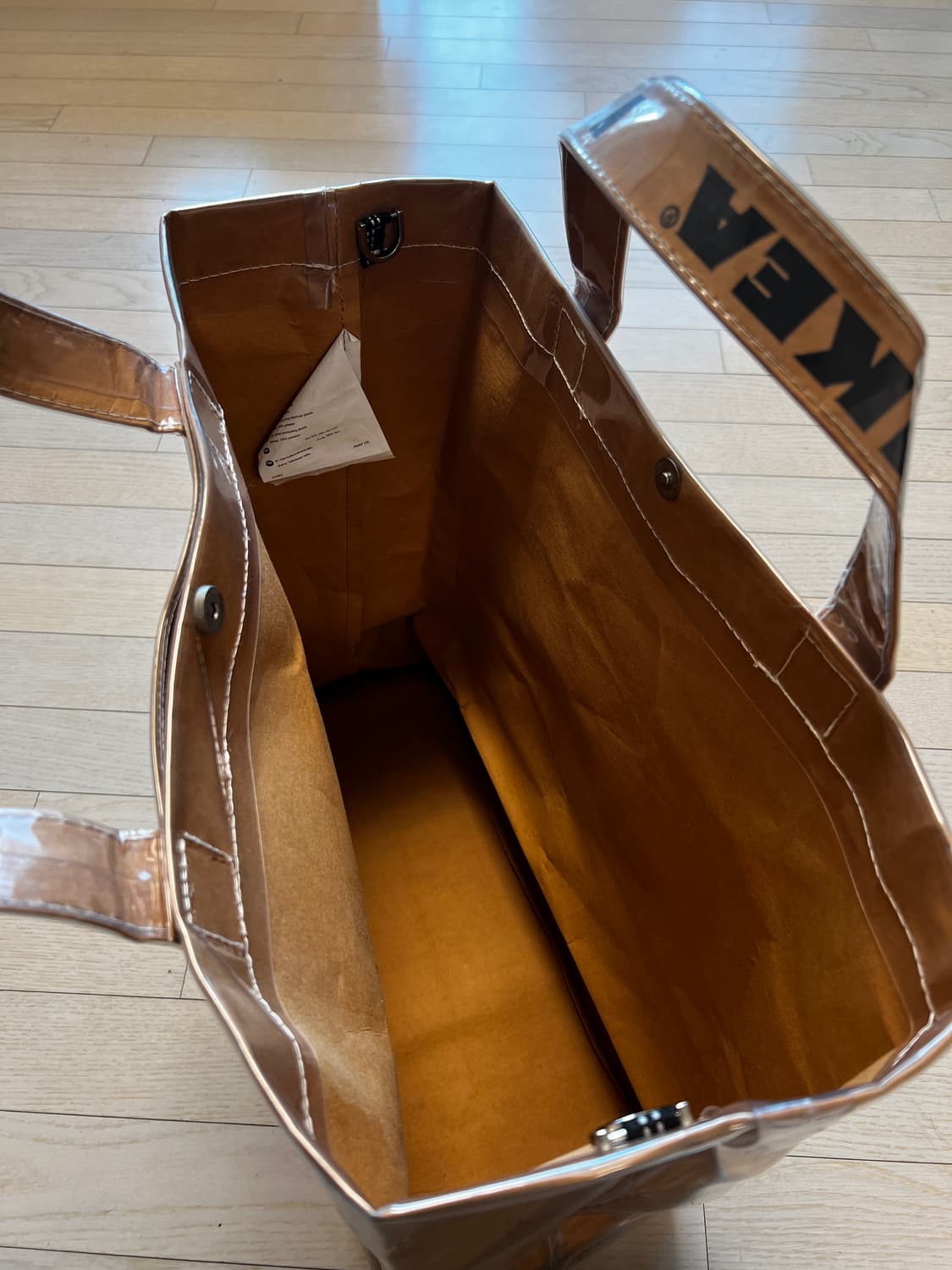 이케아 마르케라드 버질아블로 pvc 커스텀 가방 상품이미지6