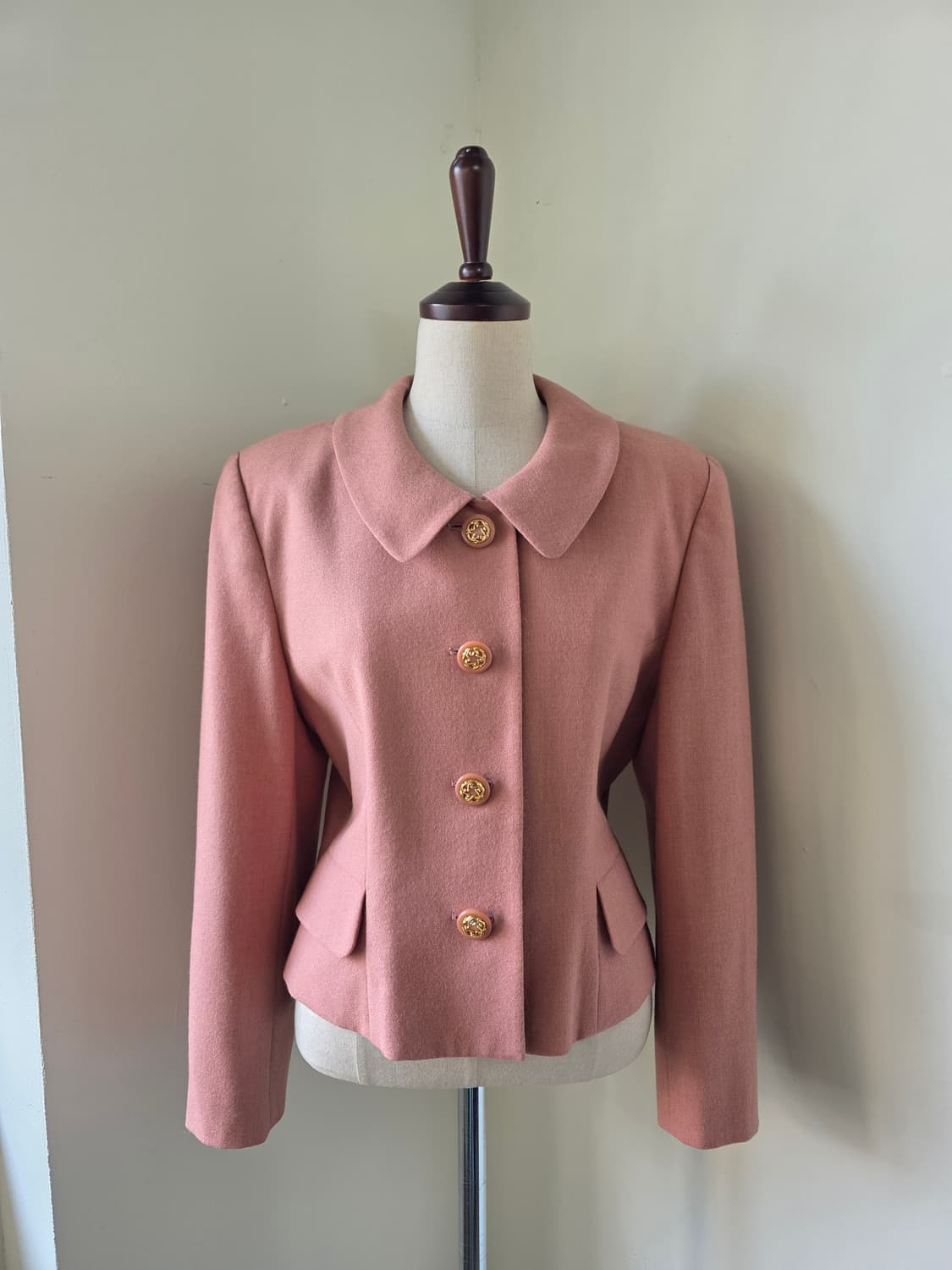 핑크 울100 자켓 상품이미지1