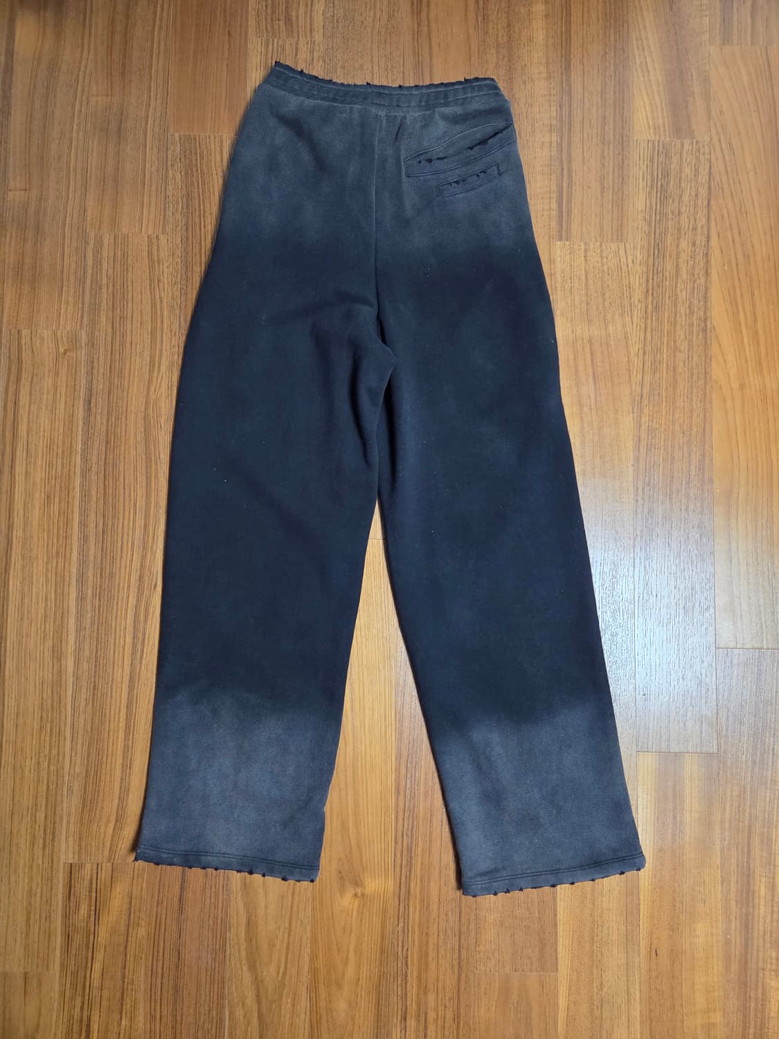 Loadingroom 빈티지 워싱 블랙 트레이닝 조거 팬츠 상품이미지5