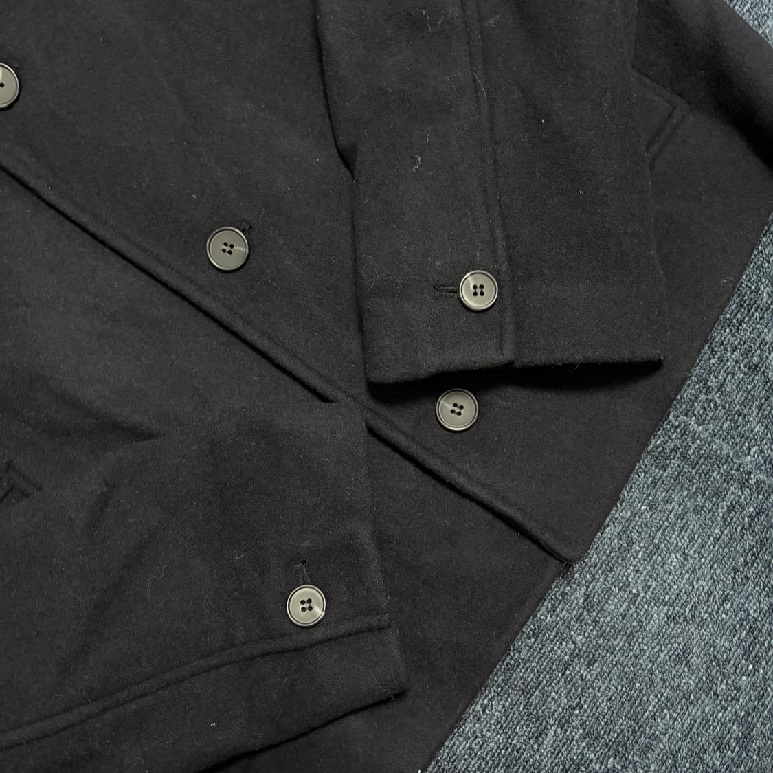 Concepts 1 one 네이비 반코트 상품이미지2