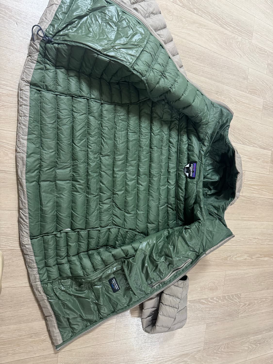 L 파타고니아 다운스웨터 후디 씨버드그레이 상품이미지5