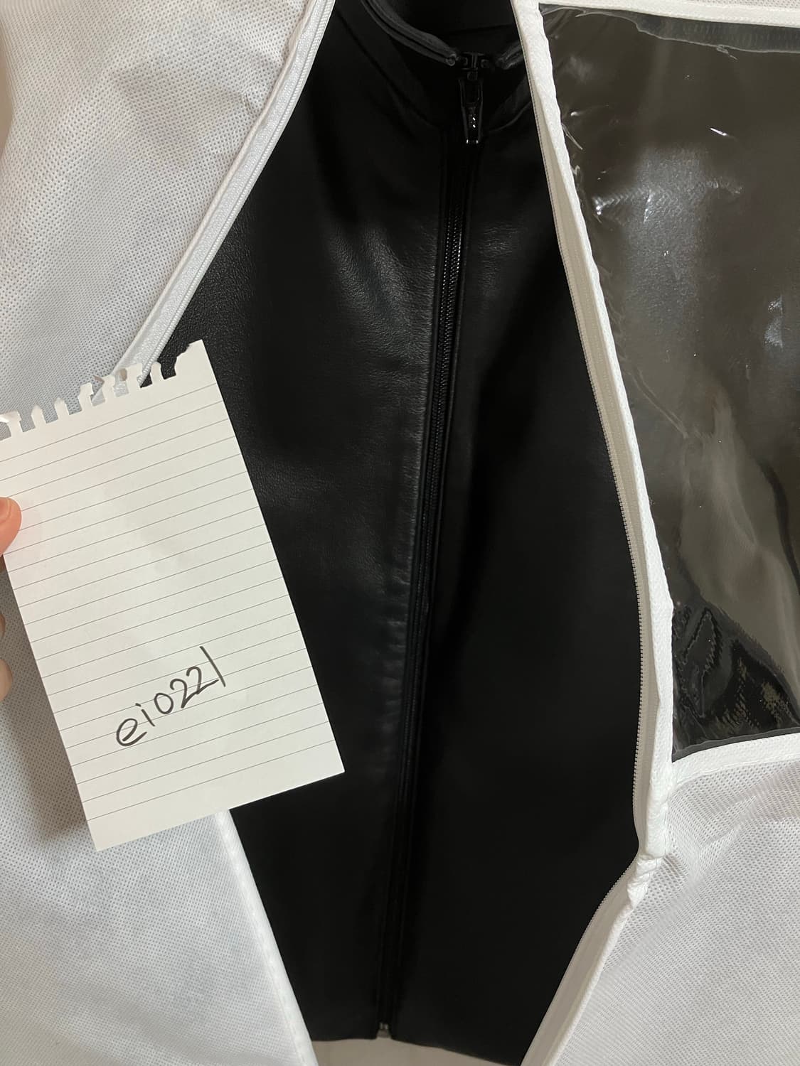 머듈 appendix 레더자켓 블랙 2사이즈 새상품 상품이미지4