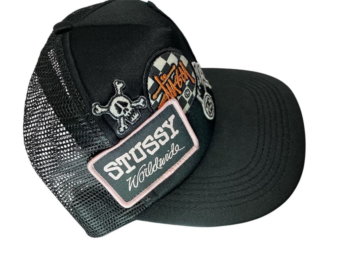 올드스투시 패치워크 트러커 블랙 상품이미지3