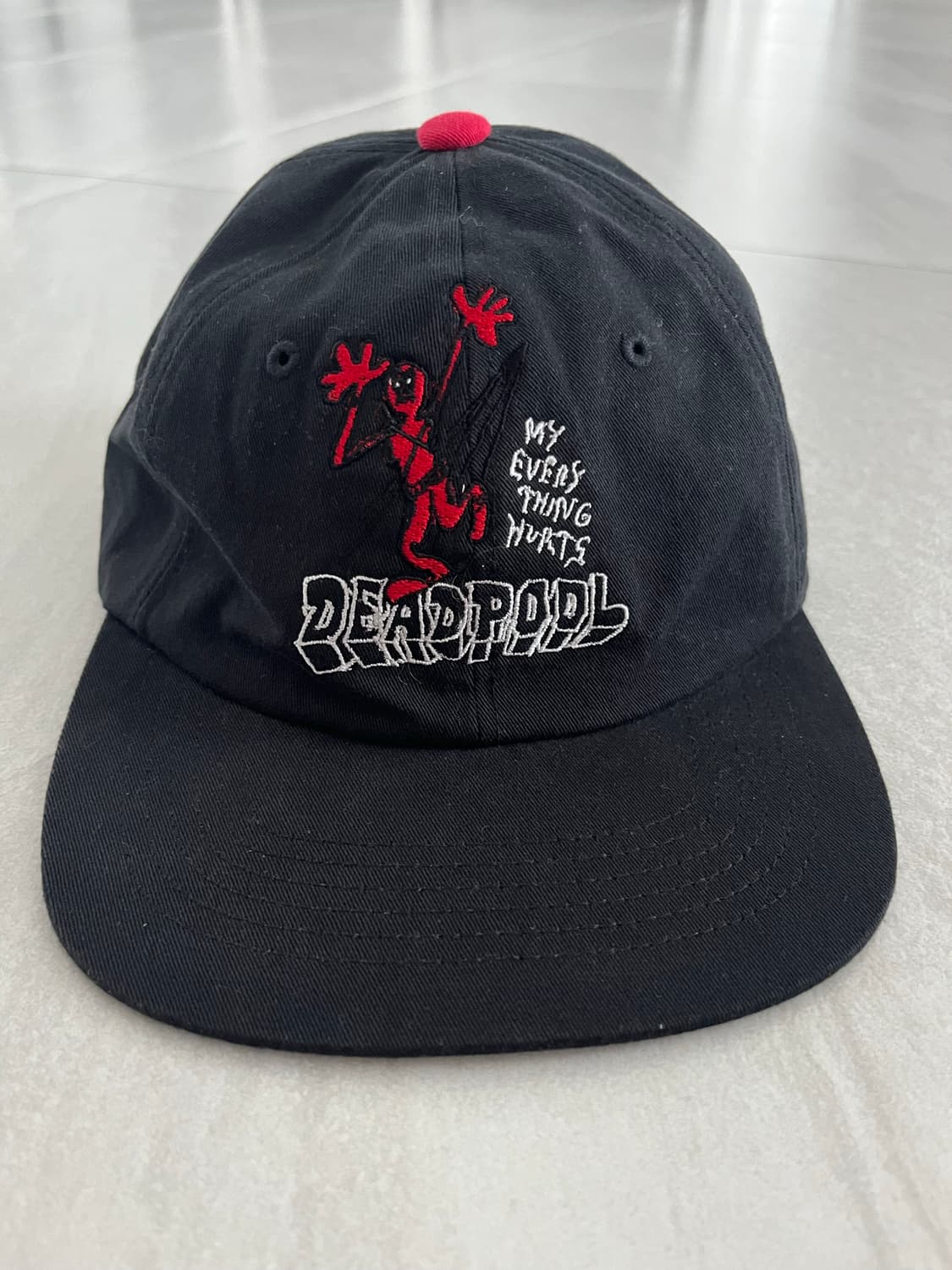 예스아이씨 데드풀 캡모자 블랙 상품이미지2