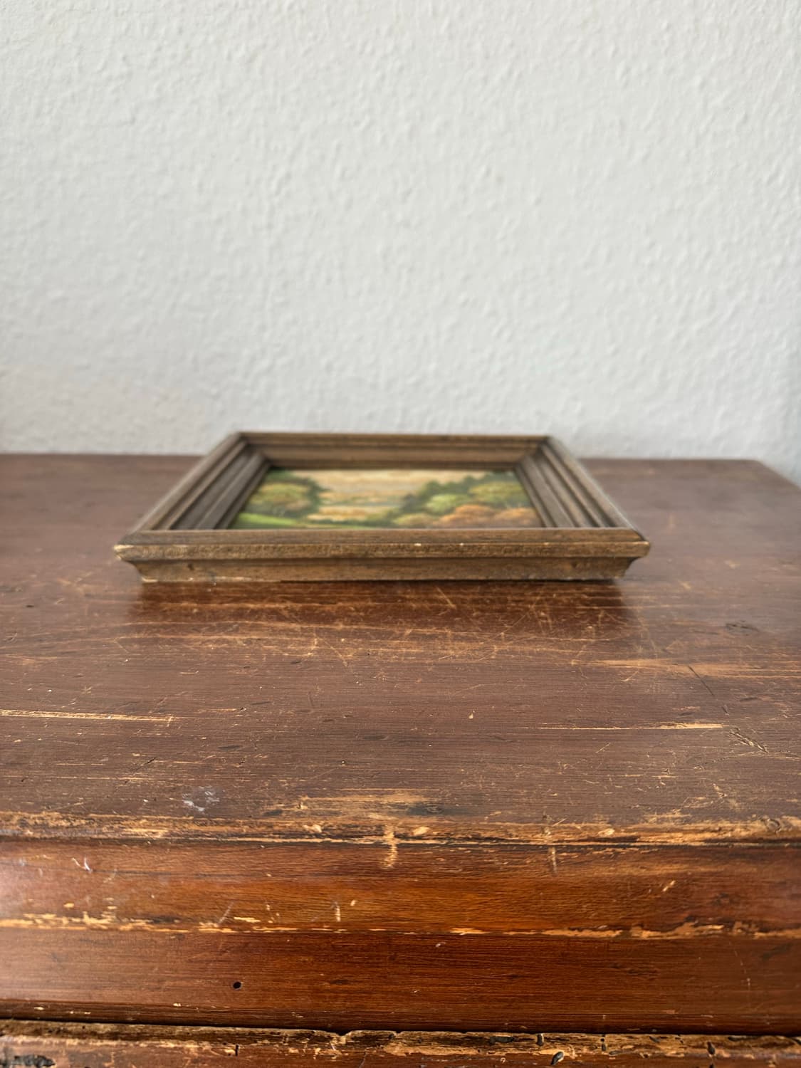 독일)빈티지 나무풍경 유화(핸드페인팅) 상품이미지2