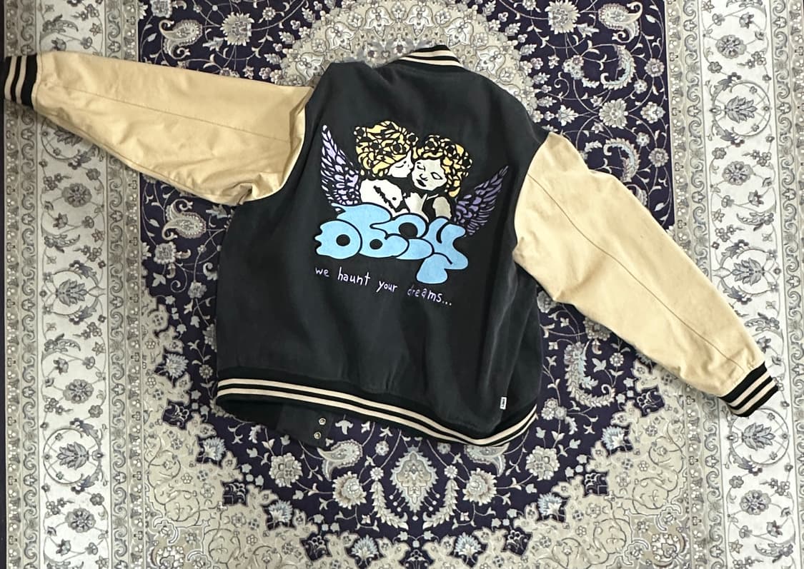 오베이 케어 데님 바시티 자켓 상품이미지2