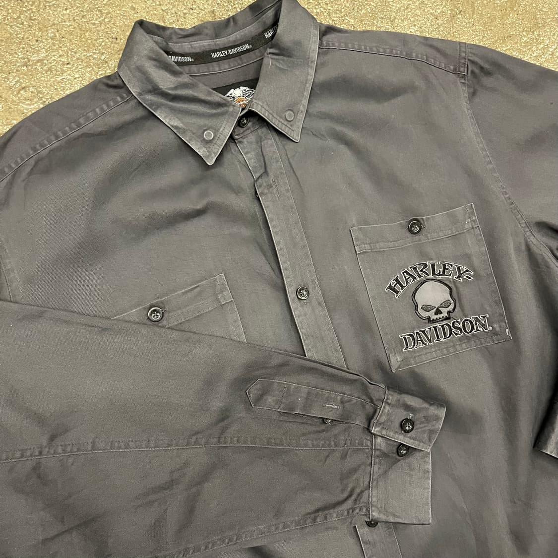 할리데이비슨 윌리지 스컬 셔츠 (110-115) 상품이미지4