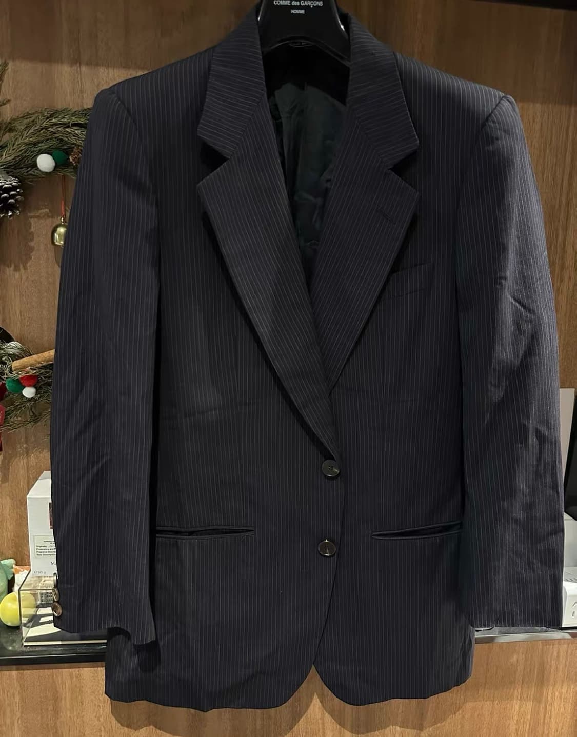 Ermenegildo Zegna 울 스트라이프 자켓 상품이미지1