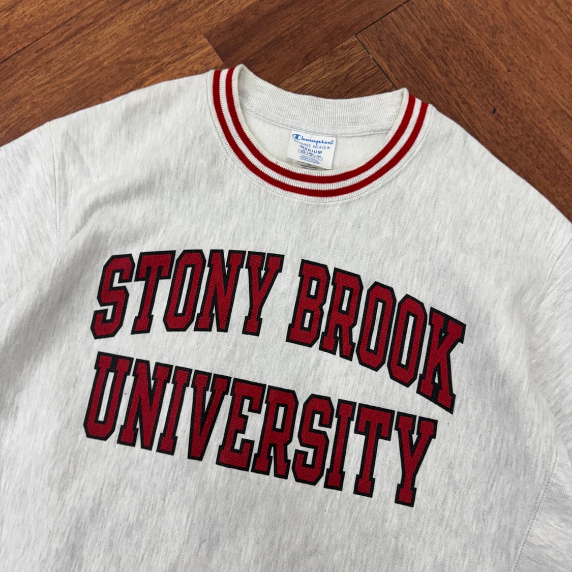 M 챔피온 블루택 STONY BROOK UNIV 리버스위브 맨투맨  상품이미지4