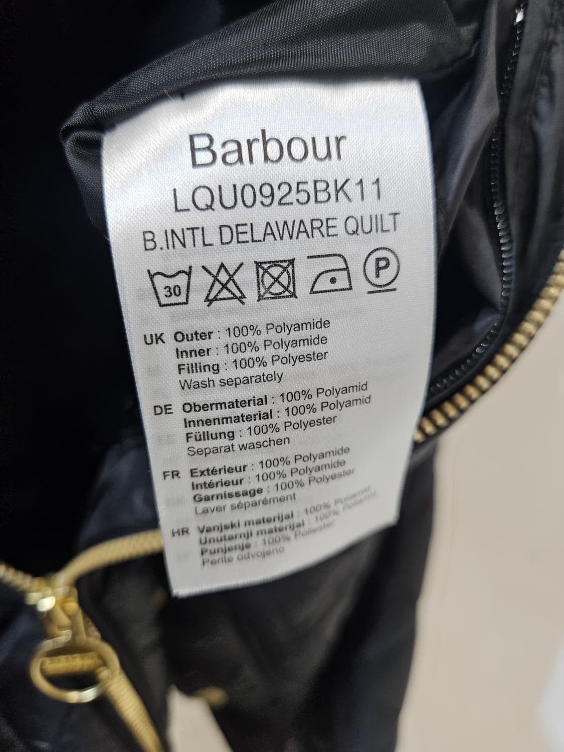 Barbour 퀄팅 자켓 상품이미지6
