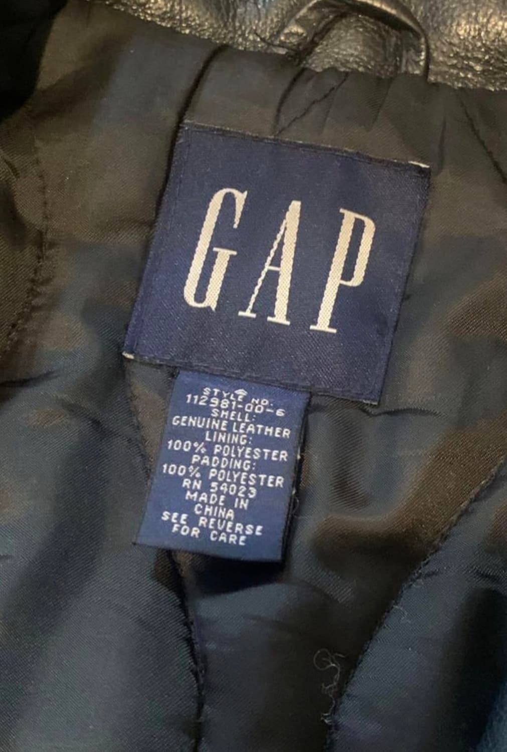 Gap 레더 카코트 다크 브라운 Msize 상품이미지5