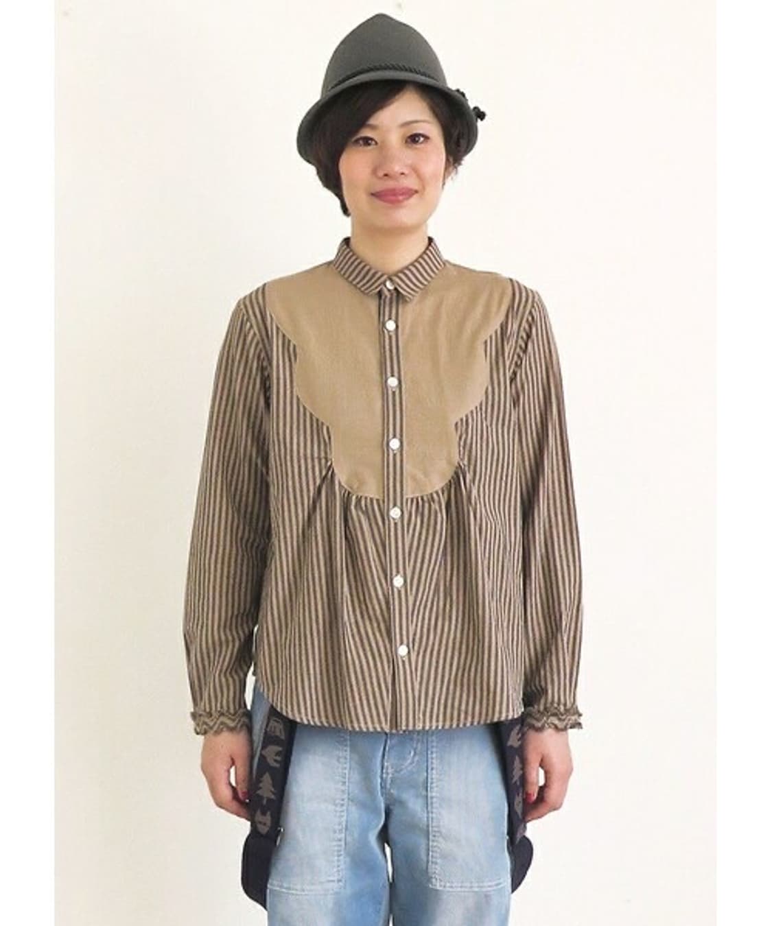 Ne-net issey miyake stripe shirt 상품이미지2