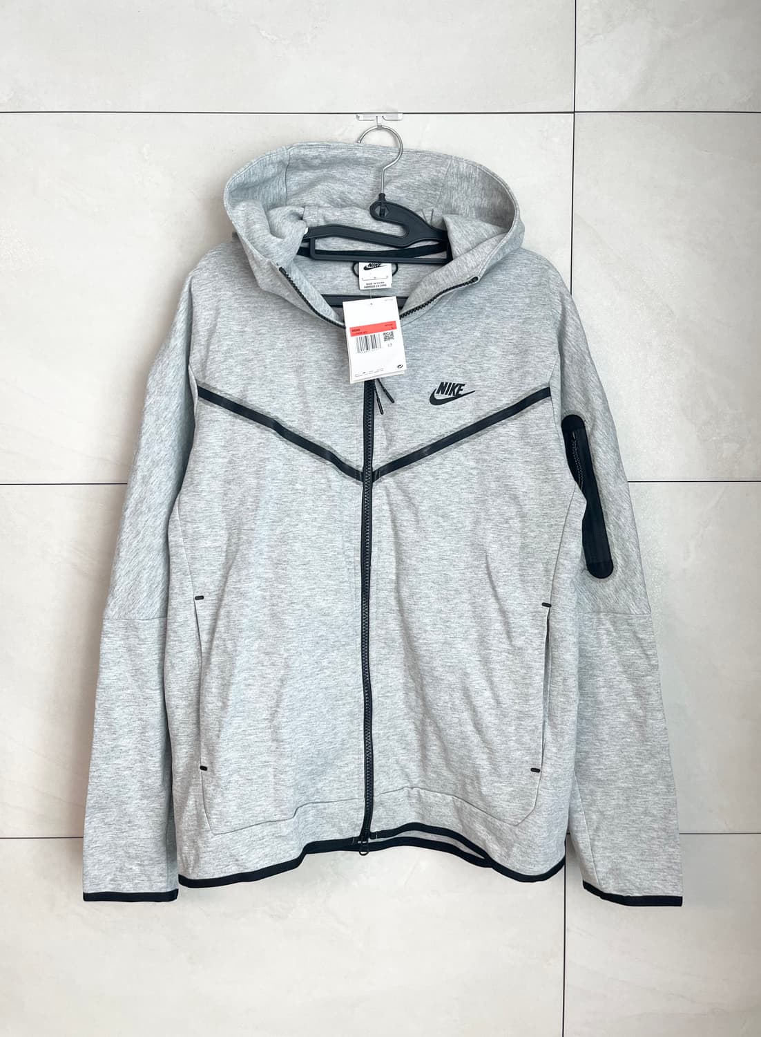 새상품 나이키 테크팩 후드집업 그레이 [L] 상품이미지1