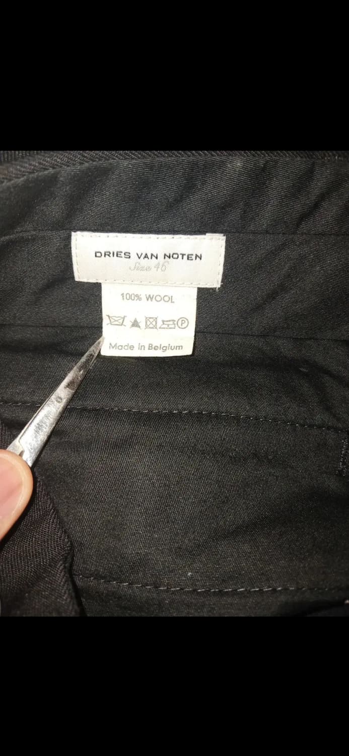 DRIES VAN NOTEN WIDE DRAPES WOOL PANTS 상품이미지6