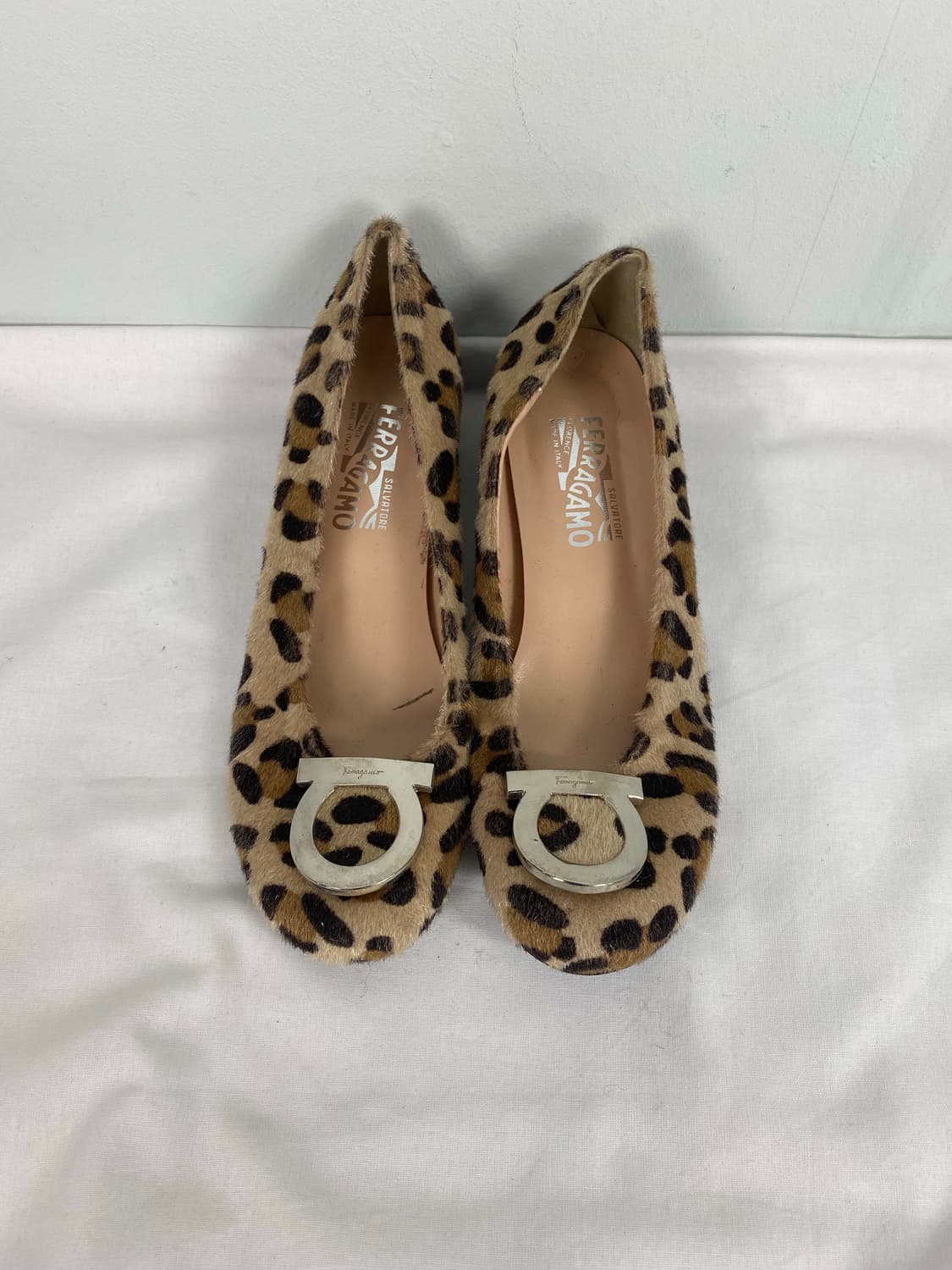 살바토레 페라가모 레오파드 간치니 플랫 구두 37.5 상품이미지3