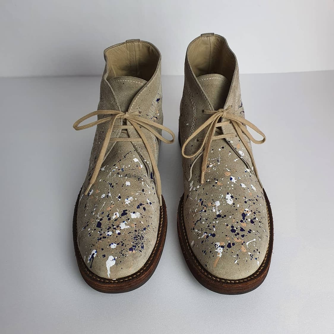 꼼데가르송 옴므 - 라이트샌드 페인팅 처카부츠 상품이미지10