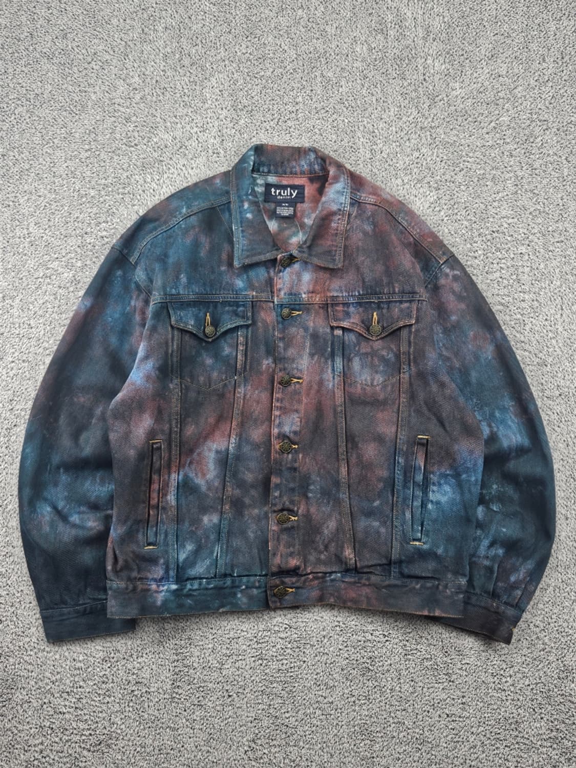 TRULY 데님 트러커 자켓 다잉커스텀 ( M ) / 11880 상품이미지1