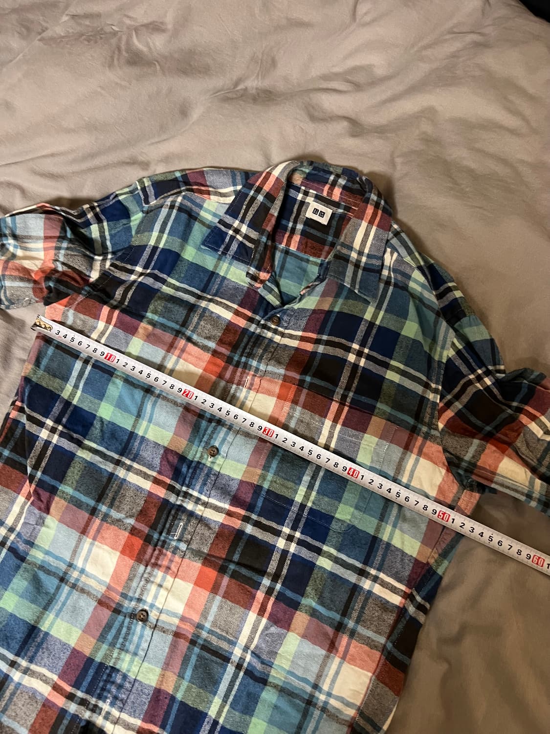 유니클로 플란넬 체크셔츠 남방 L 상품이미지5