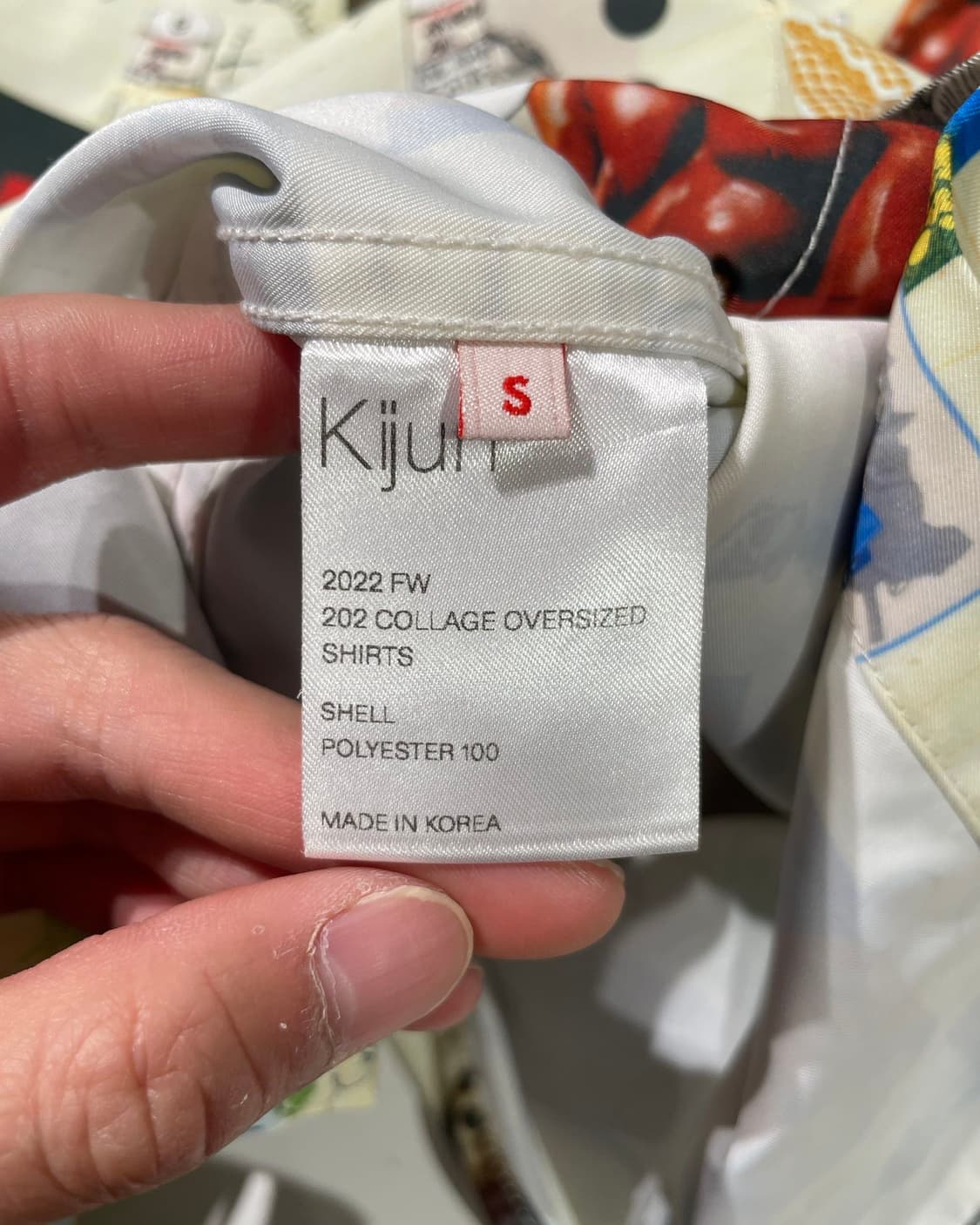 기준 22F/W 콜라주 오버사이즈 셔츠 상품이미지8